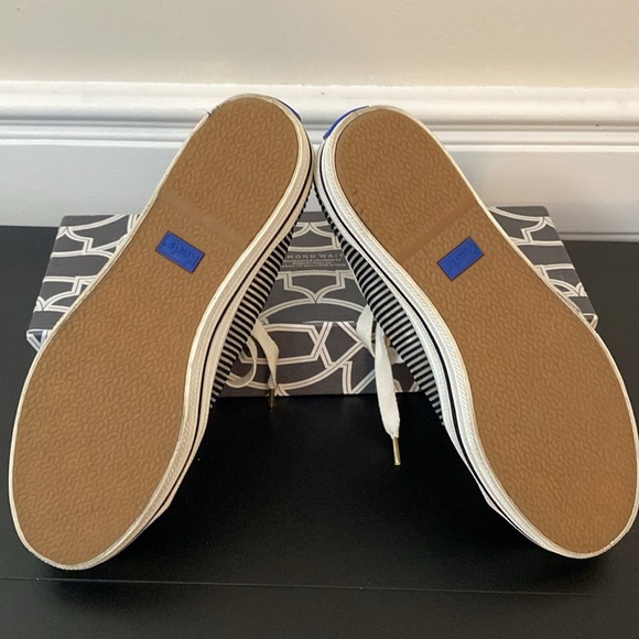 Keds X Kate Spade New York Triple Kick Striped Mesh Sneakers. Size 6.5 - Picture 6 of 9